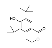 ETHYL3,5-DI-TERT-BUTYL-4-HYDROXYBENZOATE结构式