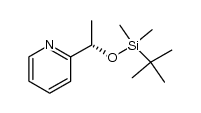 (S)-2-(1-((tert-butyldimethylsilyl)oxy)ethyl)pyridine结构式