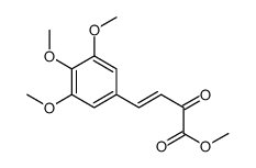 methyl 2-oxo-4-(3,4,5-trimethoxyphenyl)but-3-enoate结构式