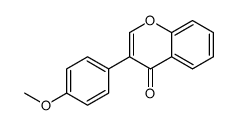 3-(4-methoxyphenyl)chromen-4-one结构式