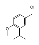 4-(chloromethyl)-1-methoxy-2-propan-2-ylbenzene结构式
