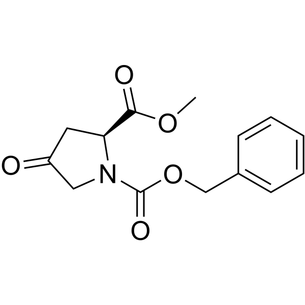 N-CBZ-4-氧-L-脯氨酸甲酯结构式