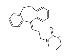 去甲替林N-乙基氨基甲酸酯结构式