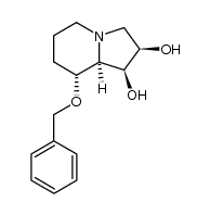 (-)-8-benzyloxy-swainsonine结构式