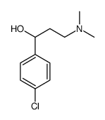 1-(4-氯-苯基)-3-二甲基氨基-1-丙醇结构式