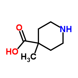 4-甲基-4-哌啶羧酸(9ci)结构式