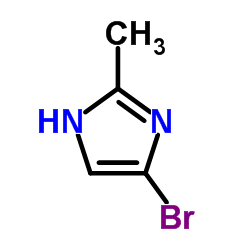 4-溴-2-甲基咪唑结构式