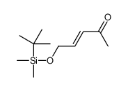 5-[tert-butyl(dimethyl)silyl]oxypent-3-en-2-one结构式
