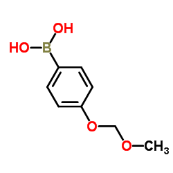 4-(甲氧基甲氧基)苯硼酸结构式