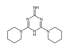 4,6-Dipiperidino-1,3,5-triazin-2-amine结构式
