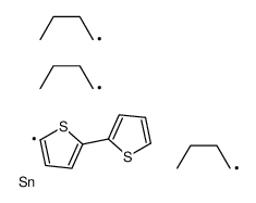 tributyl-(5-thiophen-2-ylthiophen-2-yl)stannane结构式
