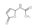 Acetamide,N-(2,5-dihydro-5-oxo-2-furanyl)-结构式