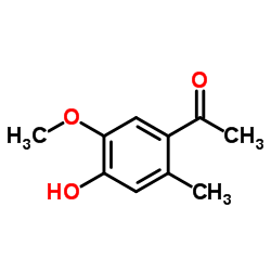 1-(4-hydroxy-5-methoxy-2-methylphenyl)ethan-1-one结构式
