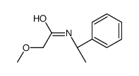 2-methoxy-N-[(1R)-1-phenylethyl]acetamide结构式