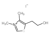3,4-二甲基-5-(2-羟乙基)碘代噻唑结构式