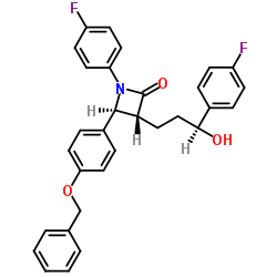 4'-O-苄氧依折麦布结构式