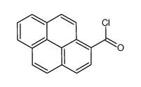 pyrene-1-carbonyl chloride结构式