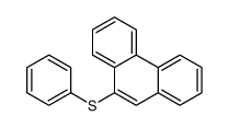 9-phenylsulfanylphenanthrene结构式