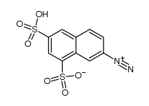 6,8-disulfo-naphthalene-2-diazonium-betaine结构式