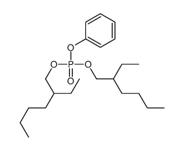 磷酸二(2-乙基己基)苯酯结构式
