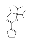 ((1-(cyclopent-1-en-1-yl)vinyl)oxy)triisopropylsilane结构式