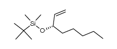 (S)-tert-butyl-dimethyl(oct-1-en-3-yloxy)silane结构式