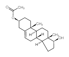 Androstenediol-3-acetate结构式
