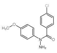 4-氯苯甲酸1-(4-甲氧苯基)酰肼结构式