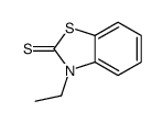 3-ethyl-1,3-benzothiazole-2-thione结构式