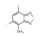 2,1,3-Benzothiadiazol-4-amine,5,7-dichloro-结构式