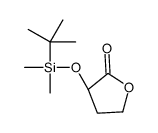 (-)-(3S)-3-{[tert-Butyl(dimethyl)silyl]oxy}dihydrofuran-2(3H)-one结构式