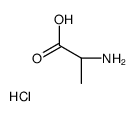 (2R)-2-aminopropanoic acid,hydrochloride结构式