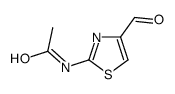 N-(4-甲酰基噻唑-2-基)乙酰胺结构式
