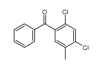 2,4-dichloro-5-methyl-benzophenone结构式