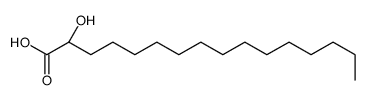 (R)-2-hydroxypalmitic acid结构式