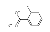 potassium ortho-fluorobenzoate结构式