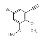 5-溴-2,3-二甲氧基苯甲腈结构式