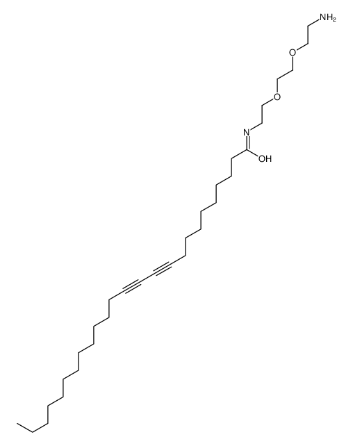 N-[2-[2-(2-aminoethoxy)ethoxy]ethyl]pentacosa-10,12-diynamide结构式