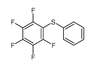 1,2,3,4,5-pentafluoro-6-phenylsulfanylbenzene结构式