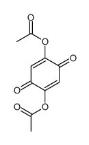 (4-acetyloxy-3,6-dioxocyclohexa-1,4-dien-1-yl) acetate结构式