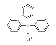 Silanol,1,1,1-triphenyl-, sodium salt (1:1)结构式