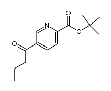 tert-butyl 5-butyrylpyridine-2-carboxylate结构式