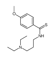 N-[3-(Diethylamino)propyl]-p-methoxythiobenzamide结构式