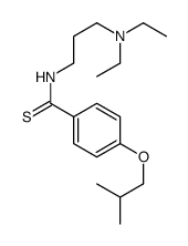 N-[3-(Diethylamino)propyl]-p-isobutoxythiobenzamide结构式