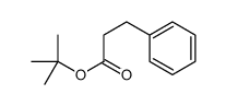 BENZENEPROPANOIC ACID, 1,1-DIMETHYLETHYL ESTER结构式