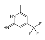 6-methyl-4-(trifluoromethyl)pyridin-2-amine结构式