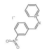 Pyridinium, 1-[[(3-nitrophenyl)methylene]amino]-,iodide (1:1)结构式