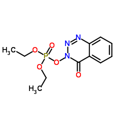 3-(二乙氧基邻酰氧基)-1,2,3-苯并三嗪-4-酮结构式