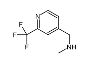 N-甲基-2-(三氟甲基)-4-吡啶甲胺结构式