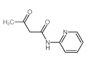 3-Oxo-N-2-Pyridylbutyramide结构式